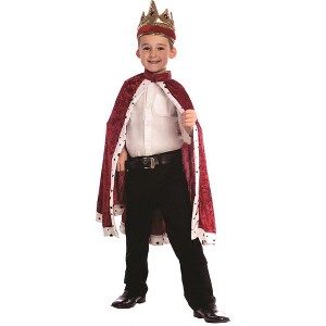 Dress Up America King Costume for Boys - One Size Fits Most - 1 of 3