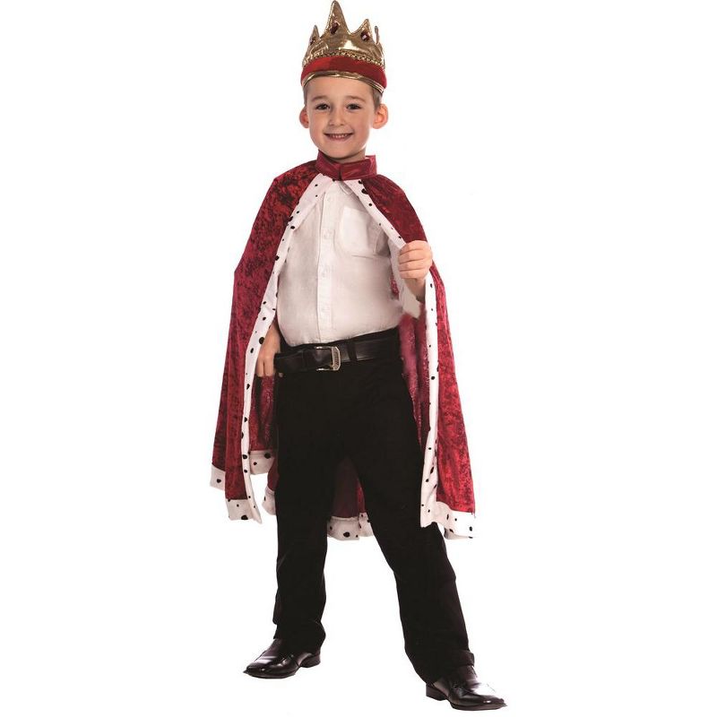 Dress Up America King Costume for Boys - One Size Fits Most, 1 of 4