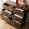 Fontoi Dressers, Tall Dresser with Wood Top, Storage Tower for Bedroom Entryway Hallway, Brown, 13.8"*30"*38.2" - 3 of 4