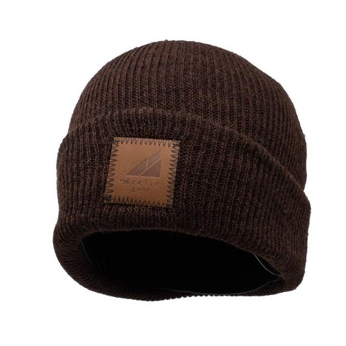 Arctic Gear Wool Watch Cap Leather Brown : Target