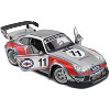 2020 RWB Bodykit #11 "Martini-Kamiwaza Racing" Silver Metallic with Graphics 1/18 Die Cast Model Car by Solido - 2 of 4