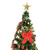 TopComfy Christmas Tree Stand 6ft Artificial Tree with Stand Tree Skirts and Pendants, Green, 27.56"*34.65"*70.87" - 2 of 4