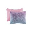 Gracie Mills Herman Ombre Shaggy Faux Fur Comforter Set - 4 of 4