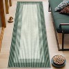 Washable Runner Rug Modern Neutral Low Pile Non Shedding Soft Bordered Carpet for Kitchen Bathroom - 2 of 4