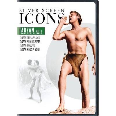 Silver Screen Icons: Johnny Weissmuller as Tarzan Volume 1 (DVD)(2017)