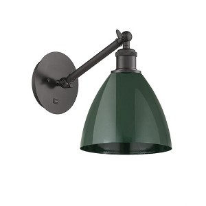 Plymouth Dome - 1 Light Wall Sconce In Industrial Style-13.25 Inches Tall and 7.5 Inches Wide - 1 of 1
