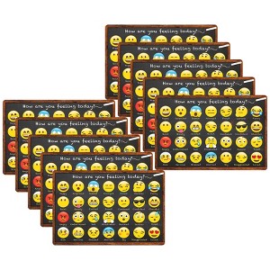 Smart Poly® Computer Mouse Pad, 8" x 10", How are You Feeling, Pack of 10 - 1 of 3