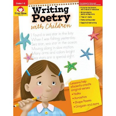 Writing Poetry with Children - Large Print by  Evan-Moor Educational Publishers (Paperback)