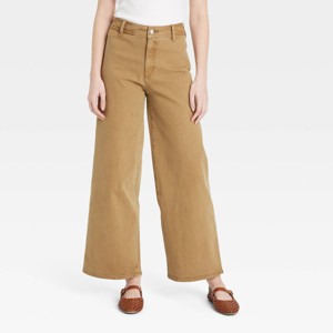 Women's High-Rise Sailor Wide Leg Ankle Jeans - Universal Thread™ - 1 of 3
