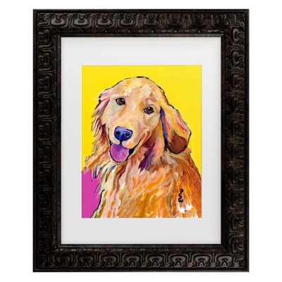 Trademark Fine Art Pat Saunders-White Molly Matted Framed Art