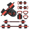 Adjustable Dumbbells Set, 44 Lbs 4 In1 Free Weight Dumbbell Set of 2 Used As Barbell,Kettlebells,Fitness Exercises for Home Gym Suitable - 3 of 4