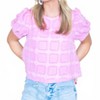 Women's Candy Crush Short Sleeve Top - AnnieWear - 4 of 4