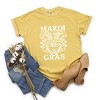 Simply Sage Market Mardi Gras Mask Distressed Garment Dyed Tee - 3 of 4