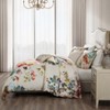 Bebejan Antique Flowers Ivory 100% Cotton 5-Piece Reversible Comforter Set - image 3 of 4