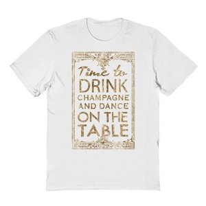 Rerun Island Men's Time To Drink Short Sleeve Graphic Cotton T-Shirt - 1 of 1