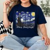 Vincent Van Gogh The Starry Night T-Shirt, Famous Painting Tee | OrnamentallyYou - 4 of 4