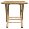 vidaXL Bistro Table Black 15.7"x27.5" Metal - 4 of 4
