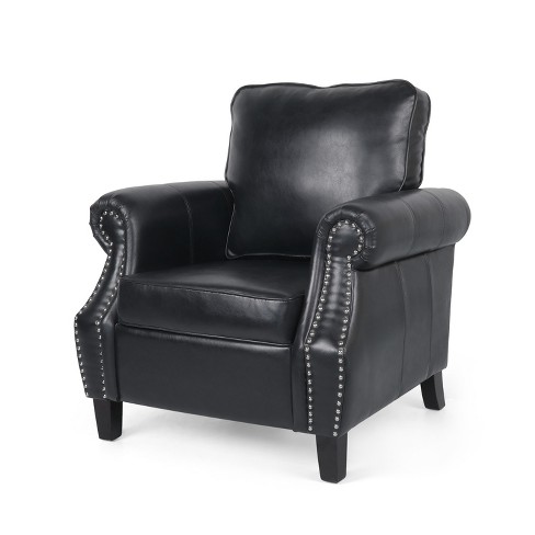 GDFStudio Dowd 36.50" Faux Leather Club Chair with Nailhead Trim - image 1 of 4