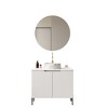 KIGFTSOD 30" Bathroom Vanity with Sink, Freestanding Bathroom Storage Cabinet with 2 Doors - 2 of 4