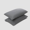 Microfiber Solid Pillowcase Set - Room Essentials™ - image 4 of 4