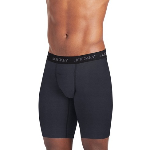 Jockey Men's Sport Microfiber 10 Midway Brief L Midnight Grey : Target