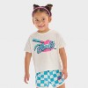 Toddler Girls' 2pc Blondie Retro T-Shirt & Shorts Set - Off-White - 3 of 4