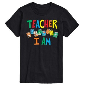 Men's - Dr. Seuss - Teacher I Am Books Short Sleeve Graphic T-Shirt - 1 of 4