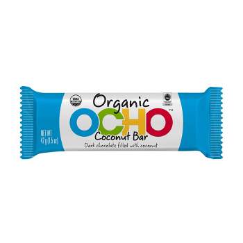 OCHO Candy Organic Dark Chocolate Coconut Bar - 1.5oz