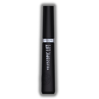L'Oreal Paris Mascara False Lash Telescopic Lift (BLACK) Loreal Instant Lash Lift | Volumize | Longer-Looking Lashes | Long Lasting Lift (0.33 oz)