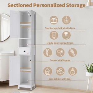 Durable Space-Saving Bathroom Furniture Set – Modern Stylish Storage & Organization Solution, Versatile for Home Baths (Fits Various Decor) - 1 of 4