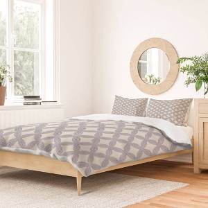 Deny Designs Holli Zollinger JUNGLIA WEAVE Duvet Cover Set Gray - 1 of 3