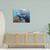 Stupell Industries Underwater Manatee Impressionist Canvas Art, 40" x 30" - 3 of 4