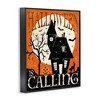 Stupell Industries Halloween Is Calling Haunted House Framed Giclee Art - 2 of 4