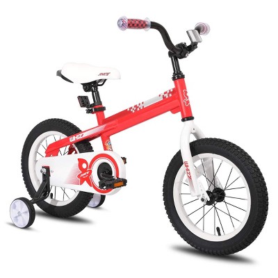 a bike with training wheels