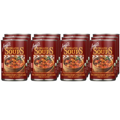 Amy's Soups, Organic, Southwestern Vegetables, Fire Roasted - 14.3 oz