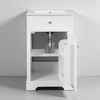 20" Bathroom Vanity with Sink – Freestanding Cabinet with Adjustable Shelf, Soft-Close Door, Storage Rack & Ceramic Top,Bathroom Sink Vanity - 4 of 4