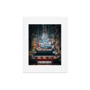 Deny Designs Tristan Zhou Hong Kong Market Street Art Print - 1 of 4
