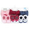 Hudson Baby Infant Girls Headband and Socks Giftset, Pink Blue, One Size - 2 of 4