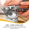 Manual Can Opener with Solid Wood Handle, Sharp Smooth Edge Blade - 3 of 4