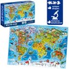 QUOKKA 300 Piece Floor Puzzles for Kids Ages 10-12 - 3X Set Floor Jigsaw Puzzles Large Pieces - Learning Space USA and World Maps - 4 of 4