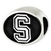 Black Bow Jewelry Sterling Silver & Enamel Stanford University Collegiate Bead Charm - 2 of 4