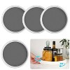LunaLulinlk 4 Pack 10 inch Non-Skid Lazy Susan Turntable,for Kitchen Cabinets, Pantry Organization, Kitchen Storage, Refrigerator, Countertop - 2 of 4