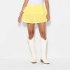 Women's Game Day Tiered Ruffle A-Line Skort - Wild Fable™ - 2 of 3