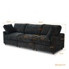 Cloud Sectional Couches for Living Room,100.5" Convertible Love Seat, 3 Seater Modular Sectional Sofa,Deep Seater Furniture Sets - 4 of 4