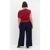 Women's Plus Size Imani Off Shoulder Top - cherry | CITY CHIC - 3 of 4
