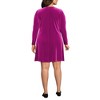 Lands' End Women's Knit Velvet Square Neck Dress - 3 of 3