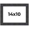 PosterPalooza | Photo Size Distressed Brown Picture Frame - UV Acrylic, Foam Board Backing, Hanging Hardware - 2 of 4