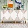 Hommoo Modern Sideboard Buffet, 59" Wood Storage Cabinet with Doors - 2 of 4