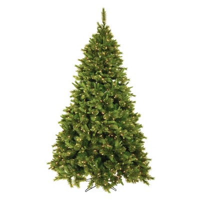 Vickerman Cashmere Pine Slim Artificial Christmas Tree PreLit