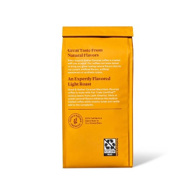 Naturally Flavored Caramel Macchiato Light Roast Ground Coffee - 12oz - Good &#38; Gather&#8482;